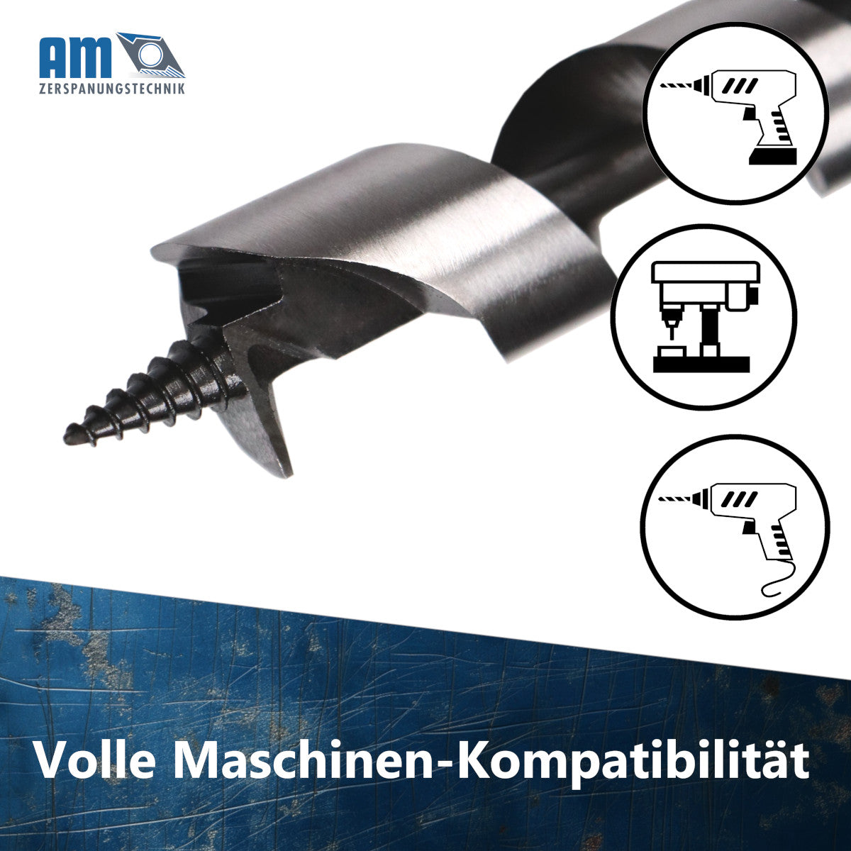 Schlangenbohrer Set Ø6-30 x 230mm | Holzbohrer Set 6tlg. | Holzbohrer lang 6x230, 10x230, 15x230, 20x230, 25x230, 30x230