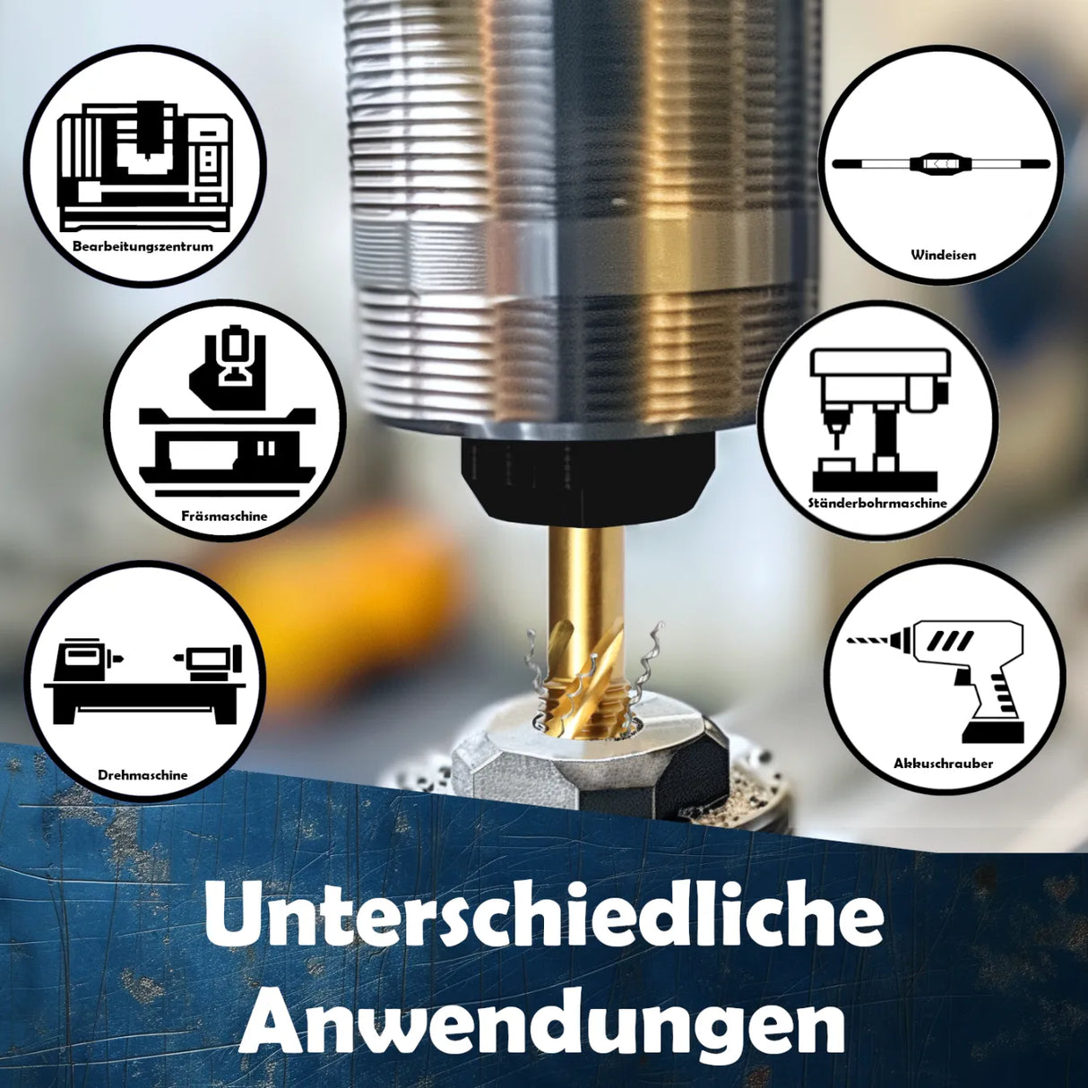 Anwendungen Gewindeschneider HSS-TIN