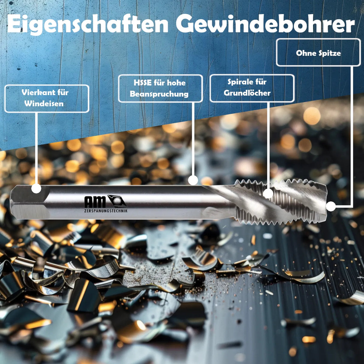 Eigenschaften Maschnengewindeschneider Gewindeschneider