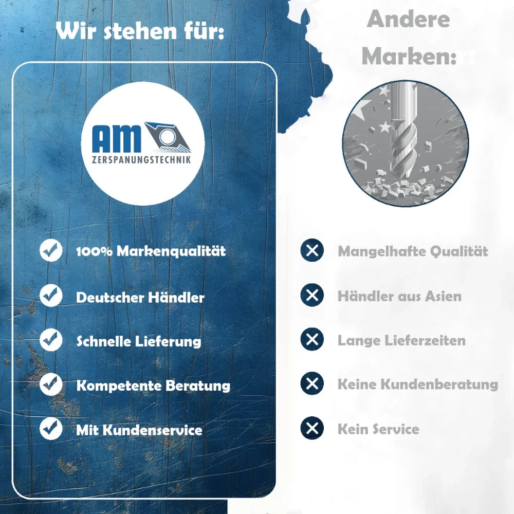 Forstnerbohrer Topfbohrer Scharnierbohrer Astlochbohrer Marke AM-Zerspanungstechnik