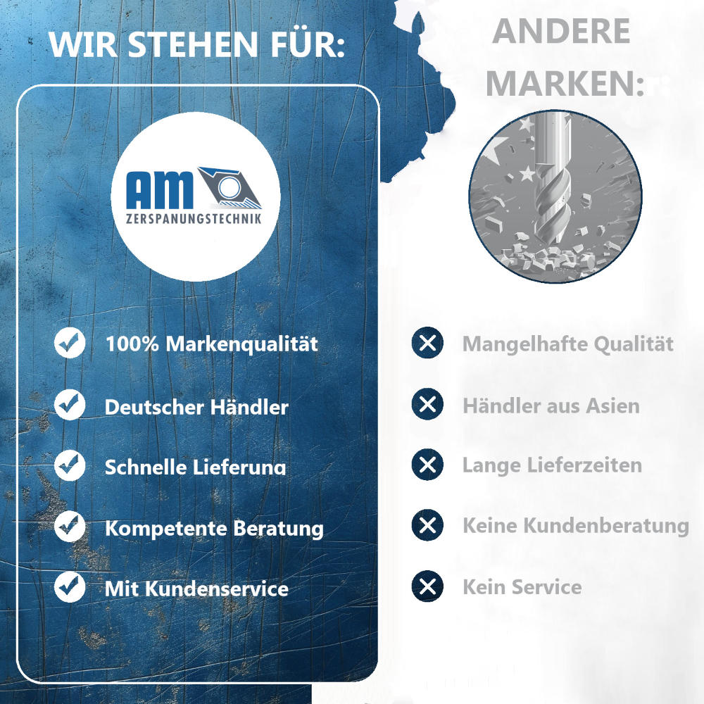 Schlangenbohrer mit 100% Markenqualitaet, fuer praezise Bearbeitung AM-Zerspanungstechnik