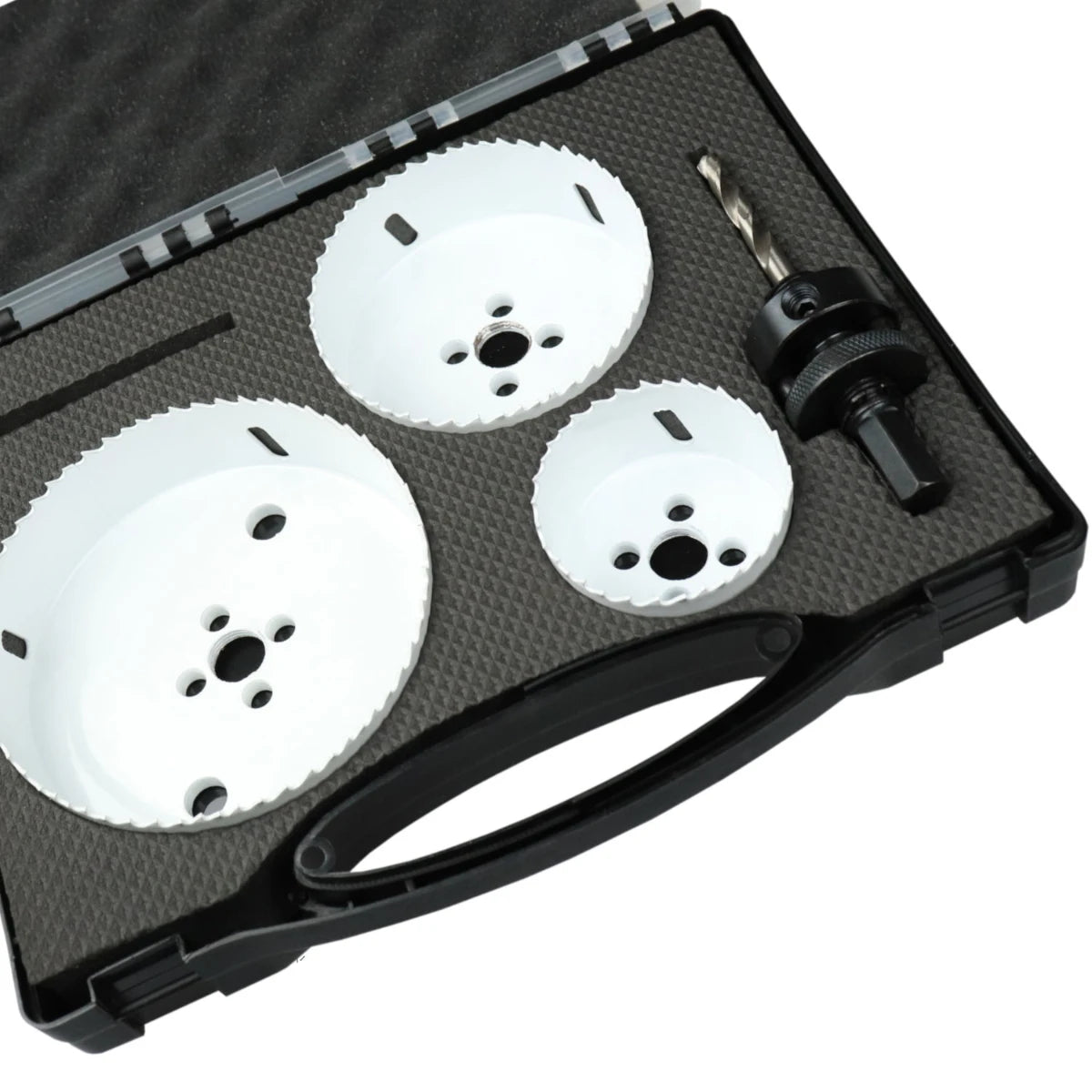 Bi-Metall Lochsäge Set 60-114mm 5tlg für präzise Bohrungen. Lochsaege fuer Holz, Steckdosen Lochsaege – AM Zerspanungstechnik