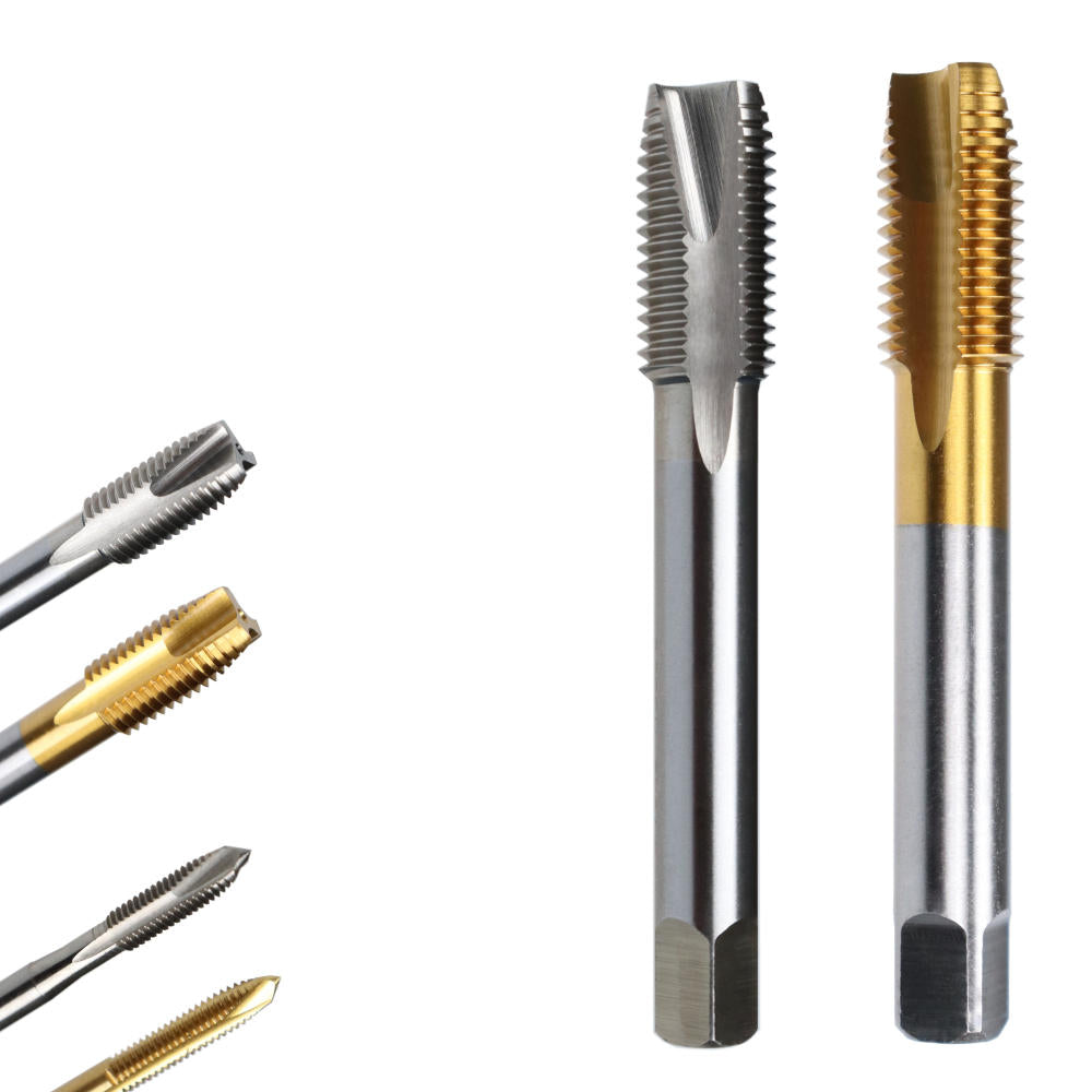 Durchgangsgewindebohrer HSSE HSS-TIN am-zerspanungstechnik fuer praezise Gewindebearbeitung