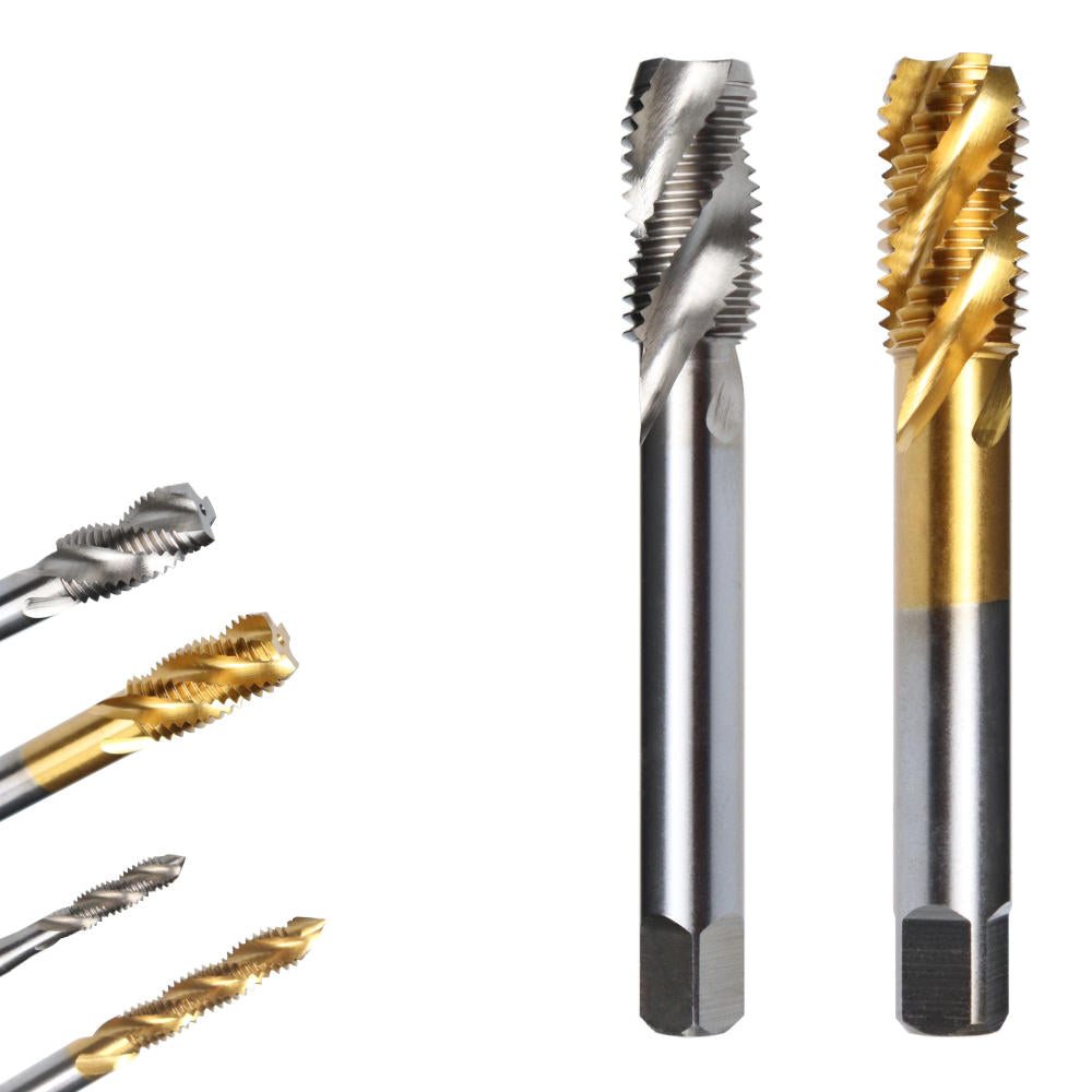 Gewindeschneider Sacklochgewindebohrer HSS HSS-TIN fuer praezise Gewindebearbeitung AM-Zerspanungstechnik