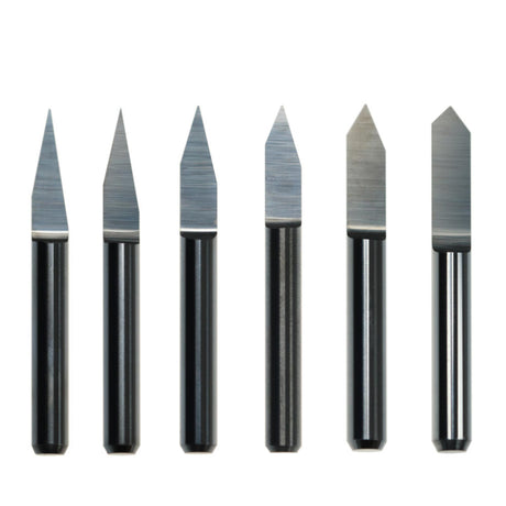 Gravierstichel Gravierfraeser 15°, 20°, 30°, 45°, 60°, 90° am-zerspanungstechnik fuer praezises Gravieren