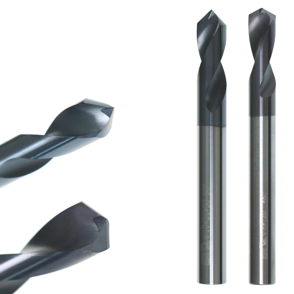 NC-Anbohrer und VHM-Zentrierbohrer fuer Praezisionsbohrungen AM-Zerspanungstechnik