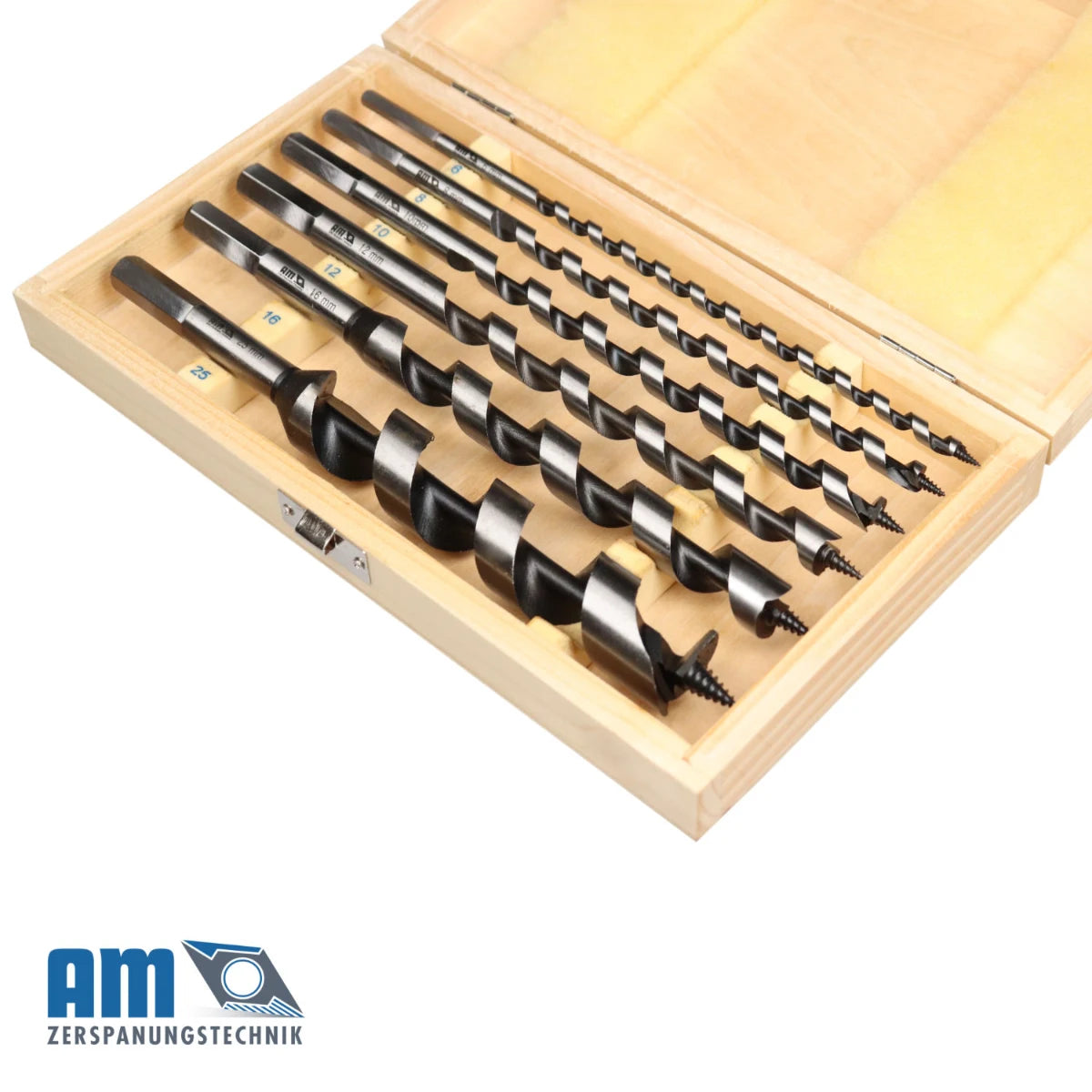 Schlangenbohrer-Set 6-25x230mm für präzise Bohrungen – AM Zerspanungstechnik steht für Qualität.