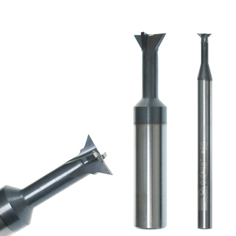 VHM-TiAlN Schwalbenschwanzfraeser Rueckwaertsentgrater AM Zerspanungstechnik fuer praezises Entgraten und Ausarbeiten