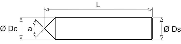 VHM Fasenfräser Entgratfräser TiSiN