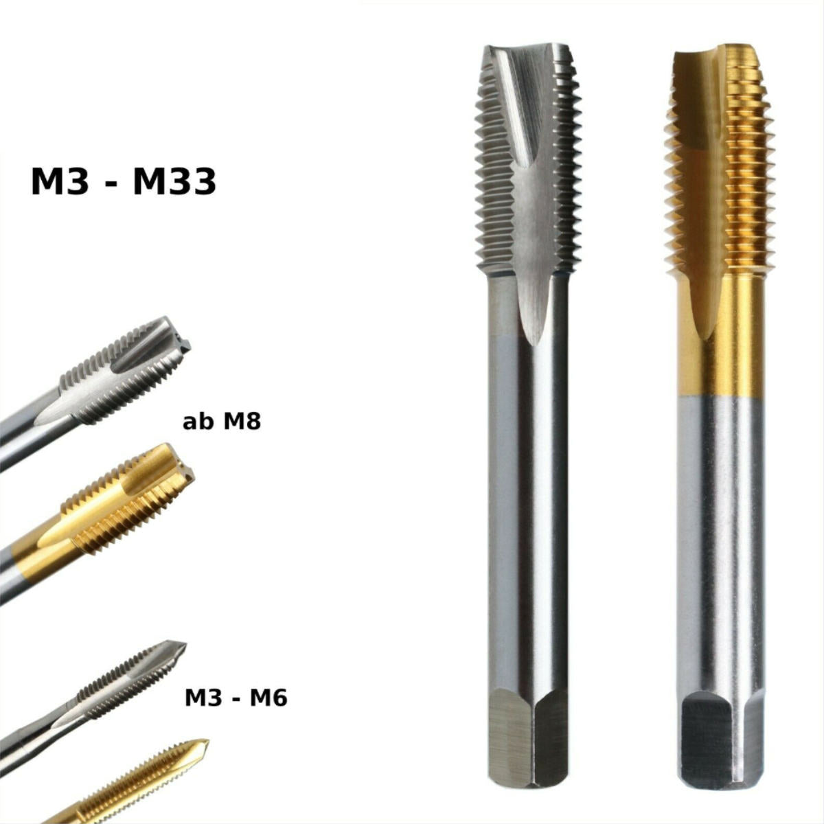Gewindebohrer Einschnittgewindebohrer metrisch