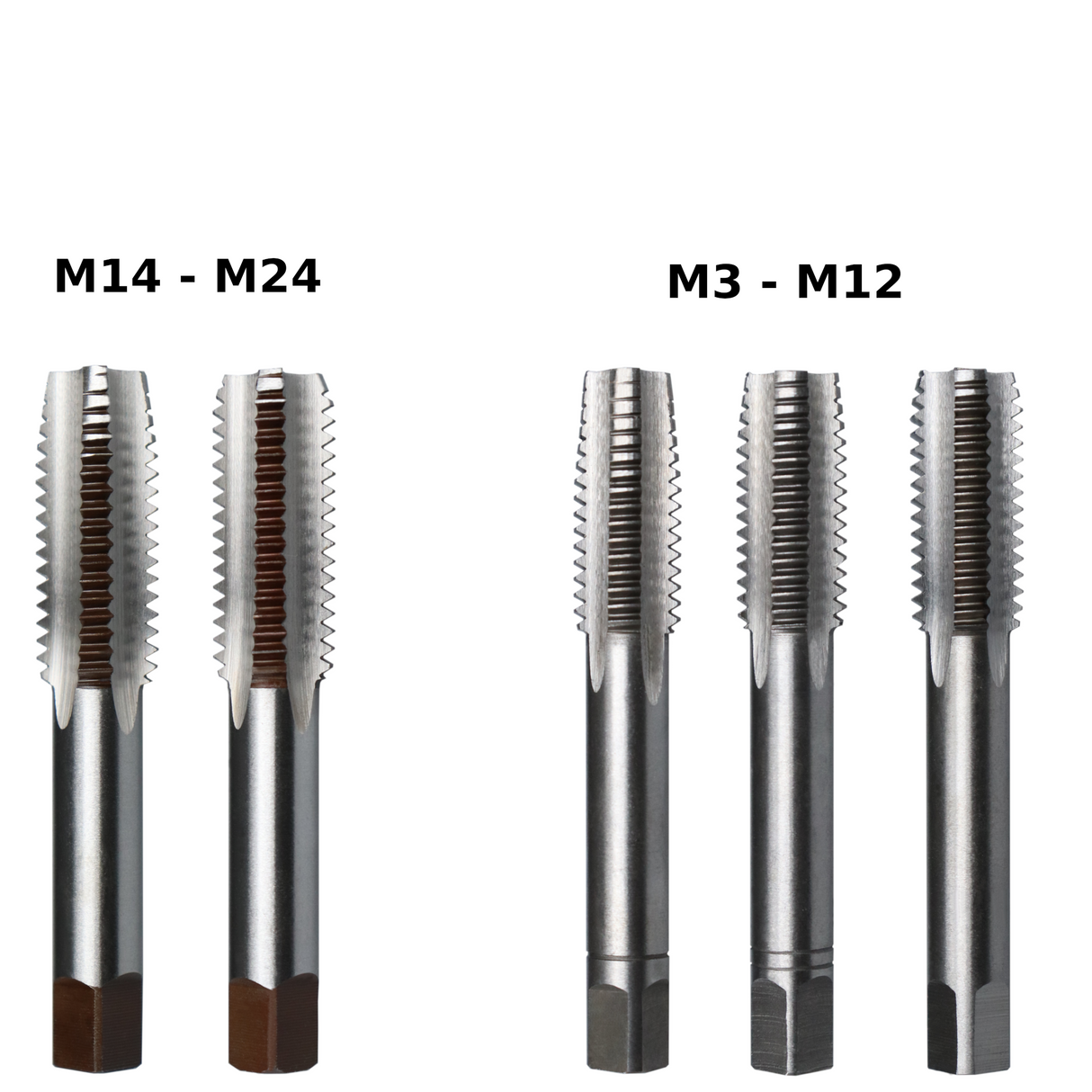 Handgewindebohrersatz M3-M24