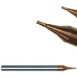 Micro Fräser VHM TiSiN Minifräser 0,2mm - 0,9mm