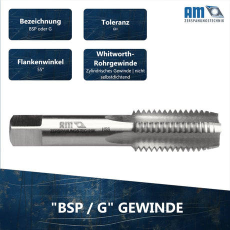 BSP G Gewindeschneider fuer Rohre von AM-Zerspanungstechnik, praezise Bearbeitung