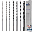 7-teiliges langes Holzbohrer-Set von AM-Zerspanungstechnik mit Verpackung.