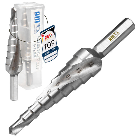 Stufenbohrer 4-12 mm Step Drill Bit AM-Zerspanungstechnik für präzise Bohrungen