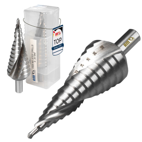 Stufenbohrer 4-30 mm Step Drill Bit AM-Zerspanungstechnik für präzise Bohrungen