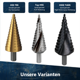 Die AM-Zerspanungstechnik Qualitätsstufen im Überblick mit dem HSS M2 Modell als wertiger Allrounder für Heimwerker und Profis.