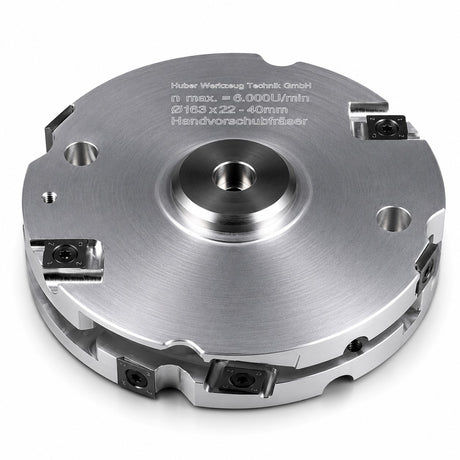 Verstellnuter Ø163 mm für Holz mit verstellbarer Nutbreite von 22 bis 40 mm und Hartmetall-Wendeplatten
