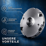 Vorteile des Verstellnuters mit Aluminium-Grundkörper, Hartmetall-Wendeplatten und präziser Einstellung