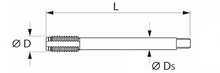 Load image into Gallery viewer, Linksgewindebohrer Feingewinde LH Maschinengewindebohrer Sackloch
