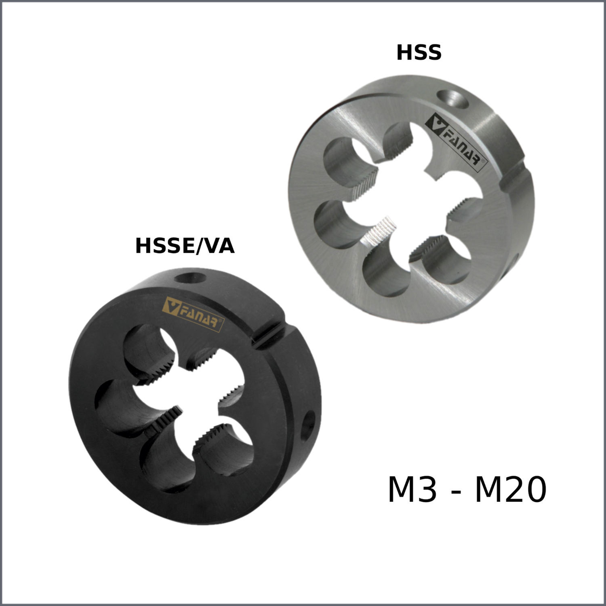 Gewindeschneideisen HSS HSSE M3 - M20
